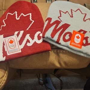 2 Molson Canadian Olympic Support Toque...New w/o Tags